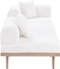 Laguna - 3 Piece Upholstered Outdoor Patio Modular Sofa With Backless Seat And 1 Arm