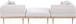 Laguna - 3 Piece 106.5" Outdoor Patio Modular Sofa With Backless Seat