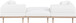 Laguna - 3 Piece 106.5" Outdoor Patio Modular Sofa With Backless Seat