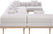 Laguna - 7 Piece Resilient Water Resistant Fabric 142" Upholstered Outdoor Patio Modular Sectional