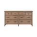 Hickory Grove - 6 Drawer Chest - Heirloom Brown