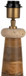Palea - Mango Wood Base And Linen Textured Fabric Shade Table Lamp - Travertine / Natural