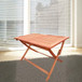 Foldable Patio Dining Set With 1 Dining Table, Indoor And Outdoor Use, Solid Wood - Teak