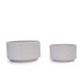 2 Pieces Flowerpot, Planter For Patio, Garden Or Windowsills - Milk White