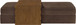 Woodra - Velvet Coffee Table/Ottoman