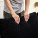 Convertible Sectional Sofa Bed Set With Armrest Storage, Cup Holder, USB - Black