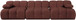 Orin - Velvet 3 Piece Modular Sofa