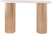 Cindra - Genuine Marble Top And Iron Base Console Table