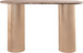 Cindra - Genuine Marble Top And Iron Base Console Table
