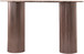 Cindra - Genuine Marble Top And Iron Base Console Table