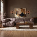 Orin - Fabric Velvet 4 Piece Modular Sectional