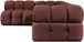 Orin - Fabric Velvet 4 Piece Modular Sectional