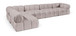 Orin - Velvet 5 Piece Modular Sectional