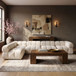 Orin - Velvet 5 Piece Modular Sectional