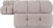 Orin - Velvet 5 Piece Modular Sectional