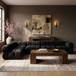 Orin - Velvet 5 Piece Modular Sectional