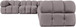 Orin - L-Shaped Velvet 6 Piece Modular Sectional