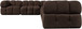 Orin - L-Shaped Velvet 6 Piece Modular Sectional