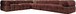 Orin - L-Shaped Velvet 6 Piece Modular Sectional