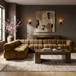 Orin - Velvet 6 Piece Modular L-Shaped Sectional
