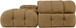 Orin - Velvet 6 Piece Modular Double Chaise Sectional