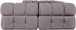 Orin - U-Shaped Velvet 6 Piece Modular Sectional