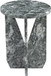 Alba - Genuine Marble End / Side Table
