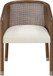 Sylvan - Vegan Leather Dining Chair (Set of 2) - Brown Frame