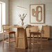 Fenwick - Cane, Oak Veneer And Solid Wood Bar Height Table