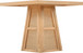 Fenwick - Cane Oak Veneer And Solid Wood Dining Table