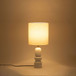 Paros - Base And Linen Textured Fabric Shade Table Lamp