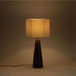 Juniper - Mango Wood Base And Linen Textured Fabric Shade Table Lamp