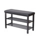Shoe Bench With Cushion, Storage Seat For Entryway