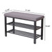 Shoe Bench With Cushion, Storage Seat For Entryway