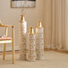 Floor Vases Large Vases Decorative High Vases (Set of 3) For Home Decor Vintage Large Vases Representing Twigs, Twigs Dried Flowers Living Room Antique Worn Vases - Antique White