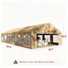Outdoor Party Tent For Events - Brown