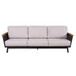 Sofa Set With Armrests - Black / Black Multi