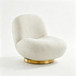 Patty - Swivel Chair - Ivory
