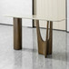 Console Table - Antique Bronze / Beige