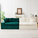 Multifunctional Sofa Pink Black, Fits 4 People
