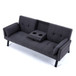 Sofa Bed With Foldable Design And Cup Holder