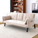 Sofa Bed With Foldable Design And Cup Holder