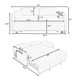 Sofa, Dual Purpose Lounge With Retractable Queen Size Bed