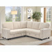 L-Shaped Sofa With Pull Out Sofa Bed With USB