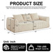 Minimalist 3 Seater Sofa With Curved Lines And Gently Sloped Backrest