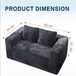 Cloud Loveseat Sofa Couch, 2 Seater Boneless Couch