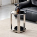 Round Table With Double Layer Storage