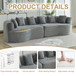 Sectional Sofa, Oversized 4 Seater With Deep Seat Design