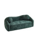 Curved Convertible Sofa, 2 In 1 Frameless Folding Sofa Bed With Pull Out Base And Deep Seat