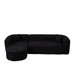 L - Shape Boneless Cloud Couch With 2 Throw Pillows For Living Room